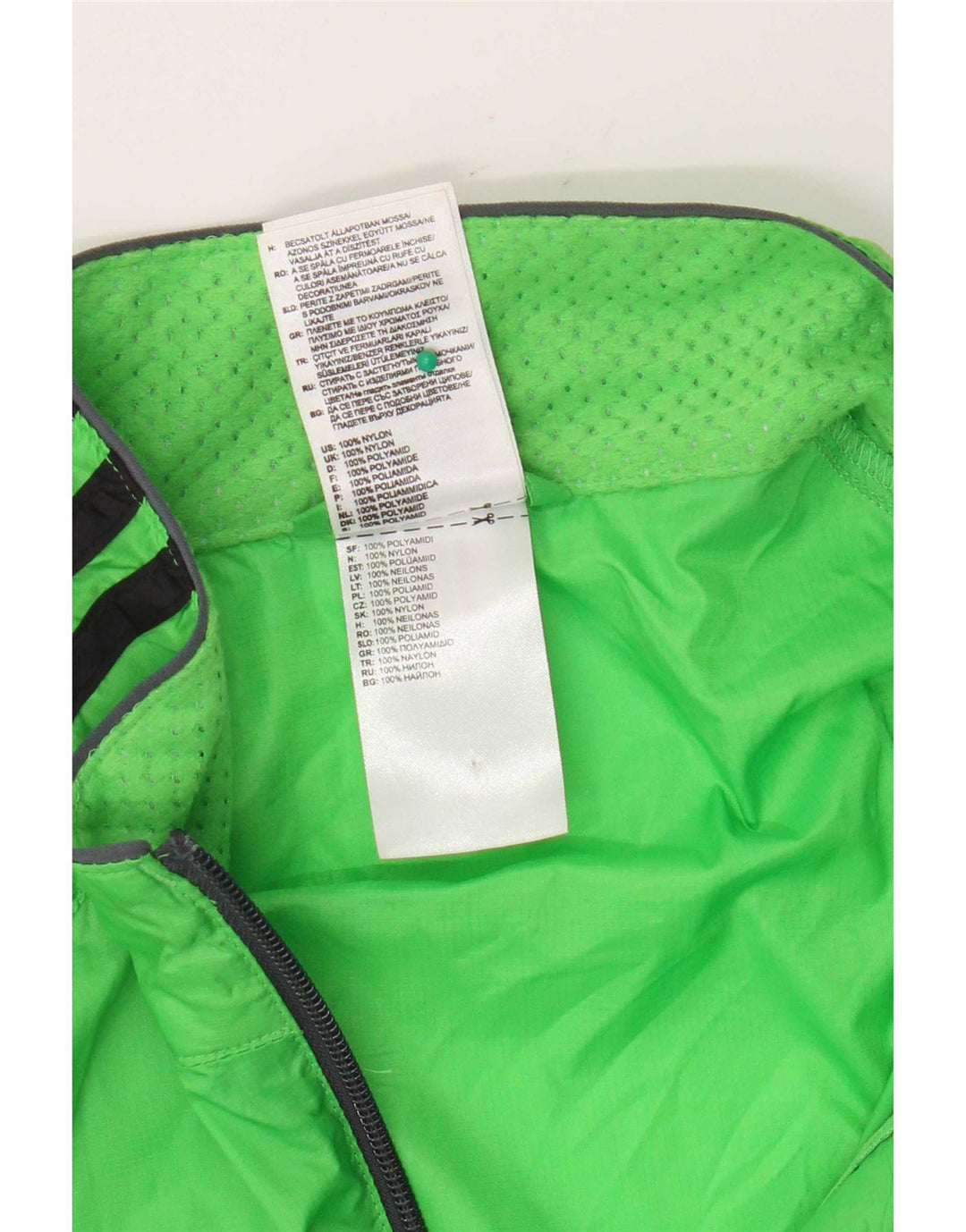 Adidas Herren Regenjacke UK 40 Large Grün Nylon