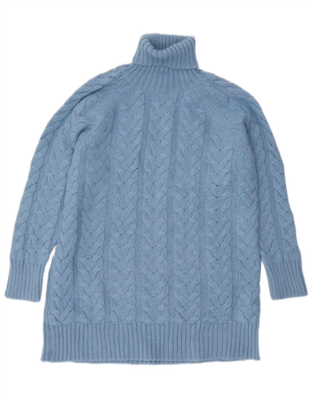 VICOLO Rollkragenpullover für Damen, UK 14, Größe L, Blau, Acryl
