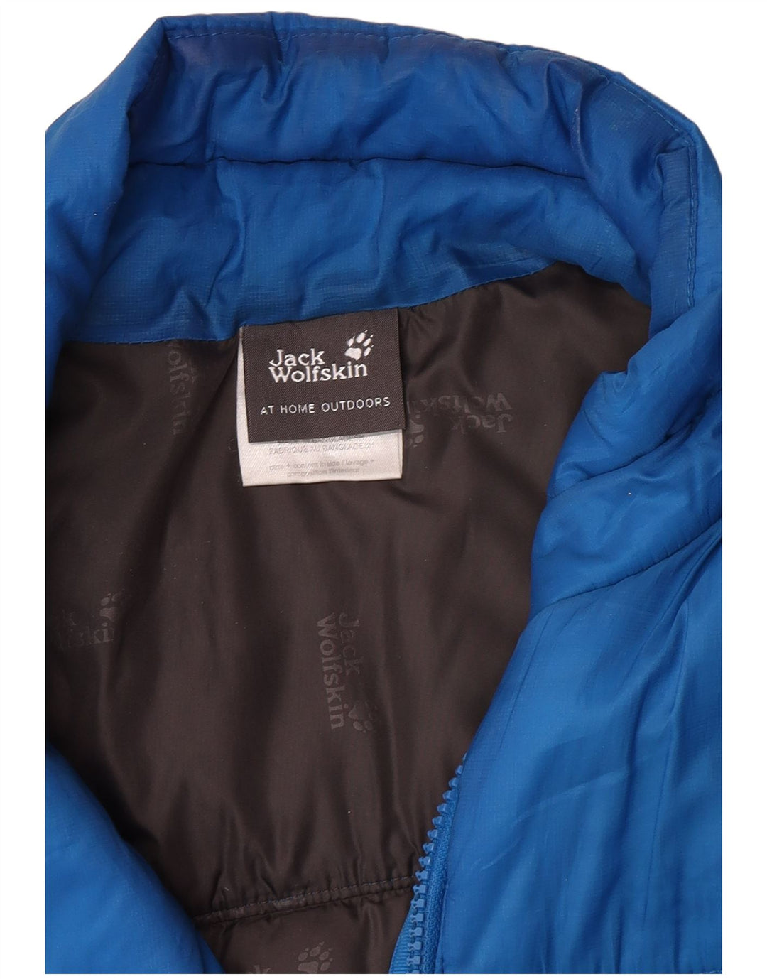 Jack Wolfskin Herren Wattierte Jacke UK 36/38 Small Blau Polyester