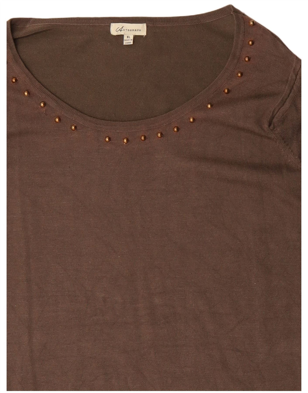 MARKS & SPENCER Damen Autograph Pulloverkleid UK 18 XL Graue Viskose