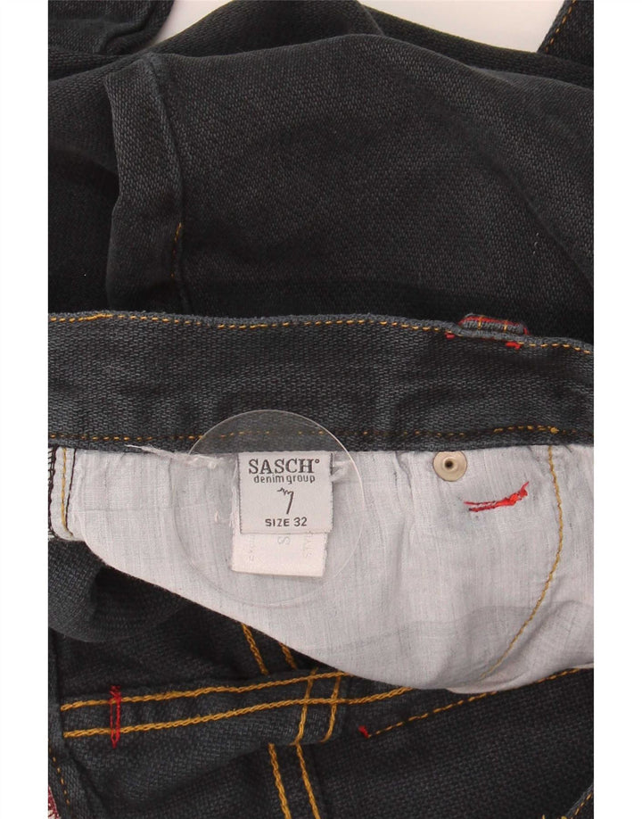 Sasch Damen Straight Jeans W32 L34 Marineblaue Baumwolle