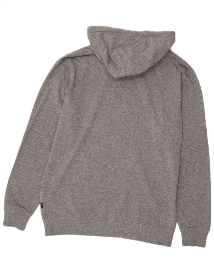 VANS Herren-Kapuzenpullover aus mittelgrau gefleckter Baumwolle