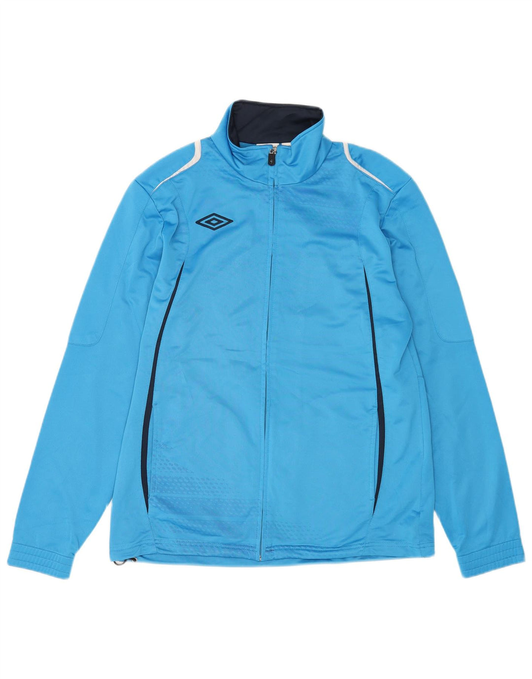 Umbro Herren-Trainingsanzug-Top-Jacke, groß, blau, Farbblock
