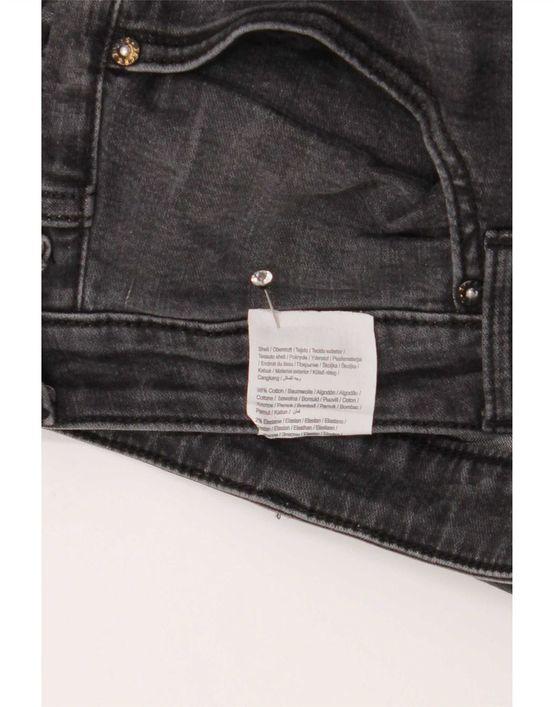 Jack & Jones Herren Slim Jeans W36 L34 Graue Baumwolle