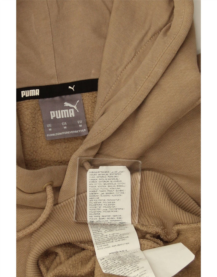 PUMA Herren Graphic Hoodie Pullover Mittelbeige Baumwolle