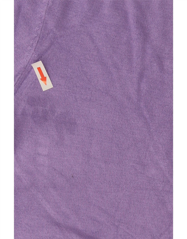 Rollkragenpullover von Zara für Damen, Gr. 12, mittelviolett
