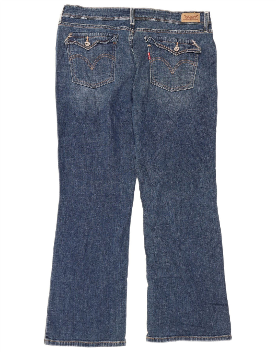 Levi's Damen 515 Bootcut Jeans US 16 2XL W38 L28 Blaue Baumwolle