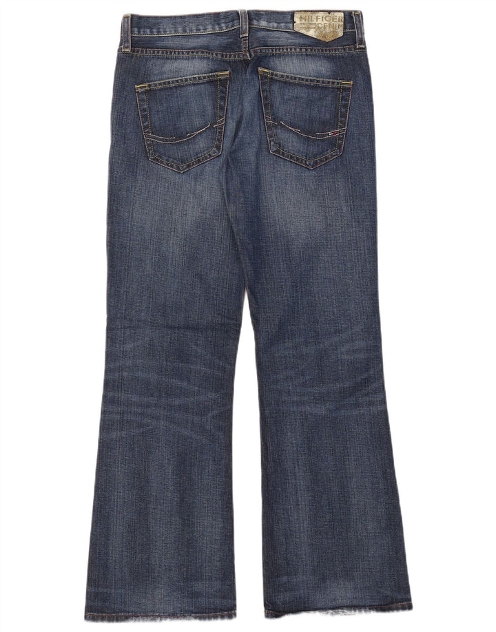 Tommy Hilfiger Damen Bootcut Jeans W29 L30 Blaue Baumwolle
