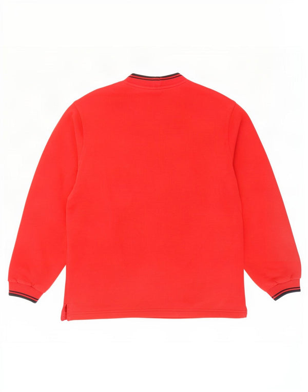 Chervo Herren Loose Fit Sweatshirt Pullover UK 32 2XS Rot