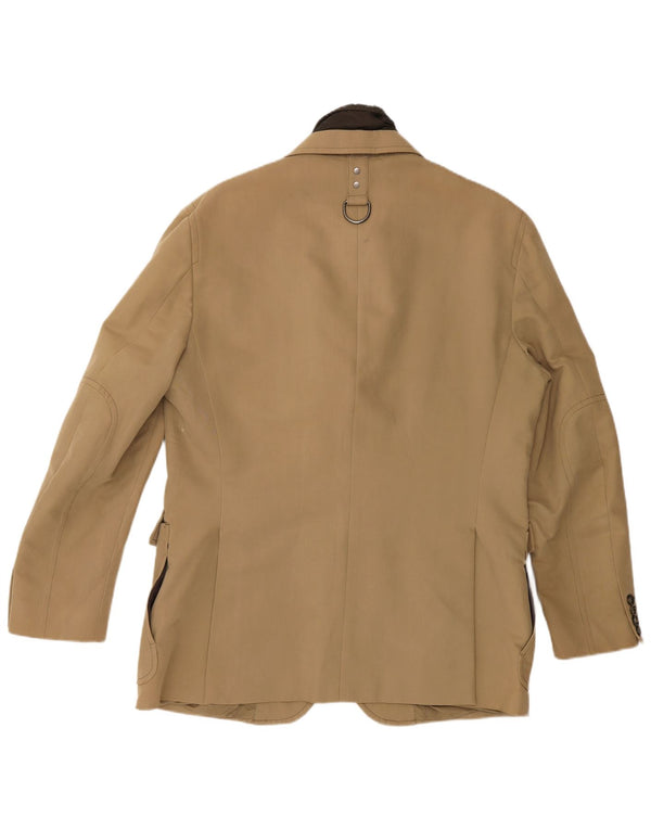 Montecore Mens Utility Jacket IT 52 XL Brown Cotton