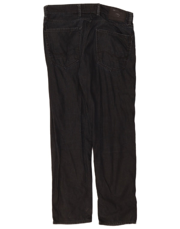 Jack & Jones Herren Mike Comfort Fit Straight Jeans W32 L29 Schwarz