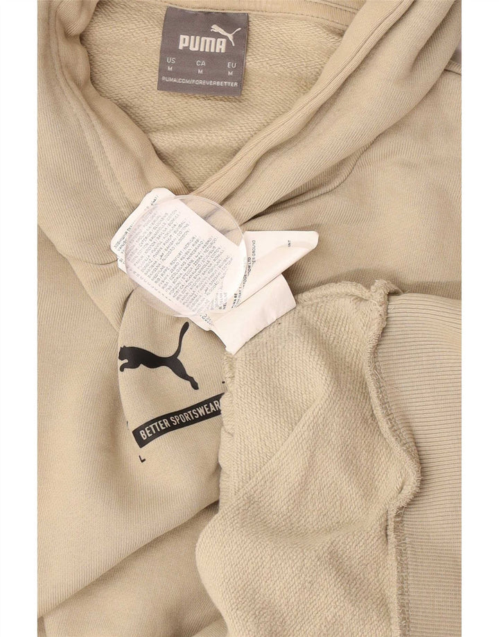 Puma Herren Kapuzenpullover mittelbeige Baumwolle