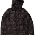 Michael Kors Herren-Jacke mit Kapuze, gepolstert, UK 38, Mittelschwarz, Polyester