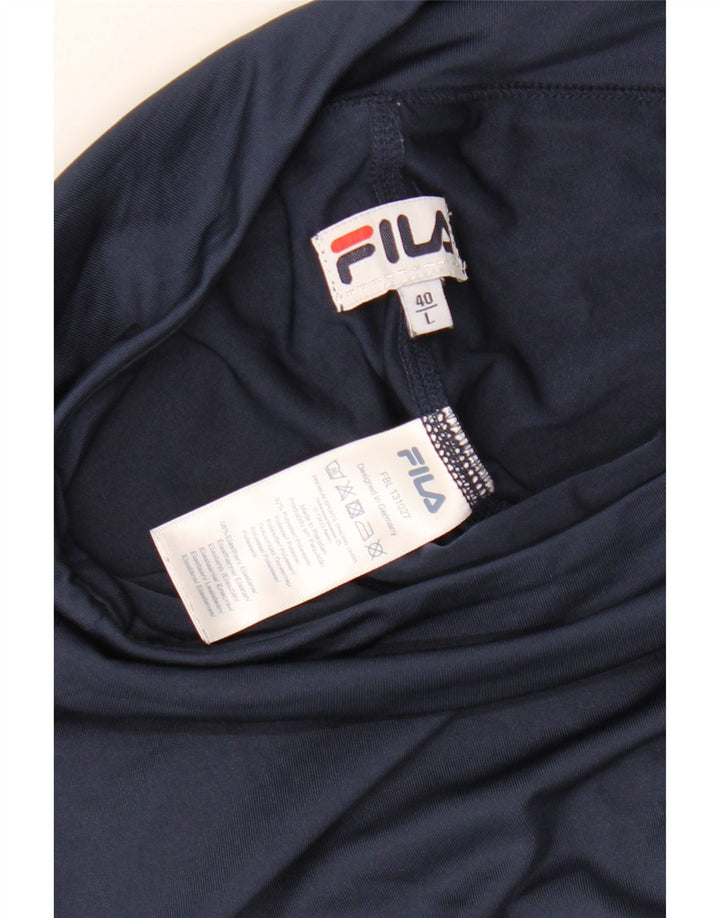 Fila Damen Skort UK 14 Large Marineblau Polyester