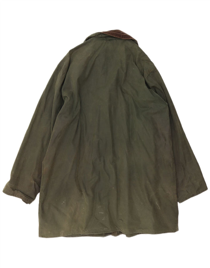 Barbour Herrenjacke aus gewachster Baumwolle, UK 46 XL Khaki