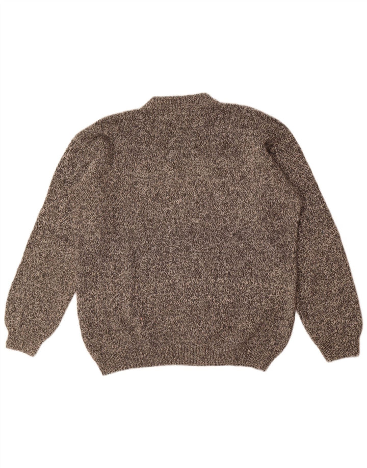 Vintage Herren Rundhalspullover Pullover XL Grau