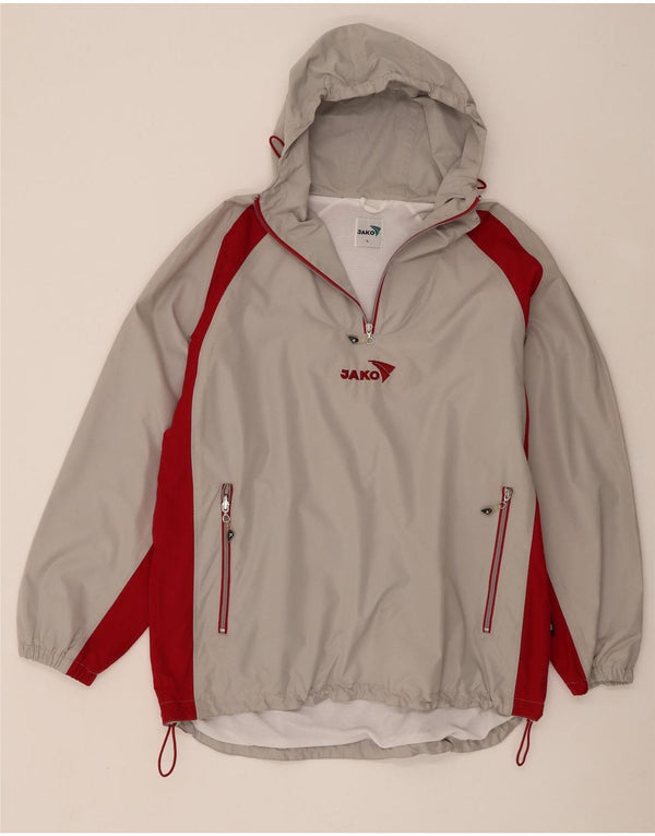 Jako Herren Kapuzenpullover Regenjacke UK 40 Large Grau Colourblock