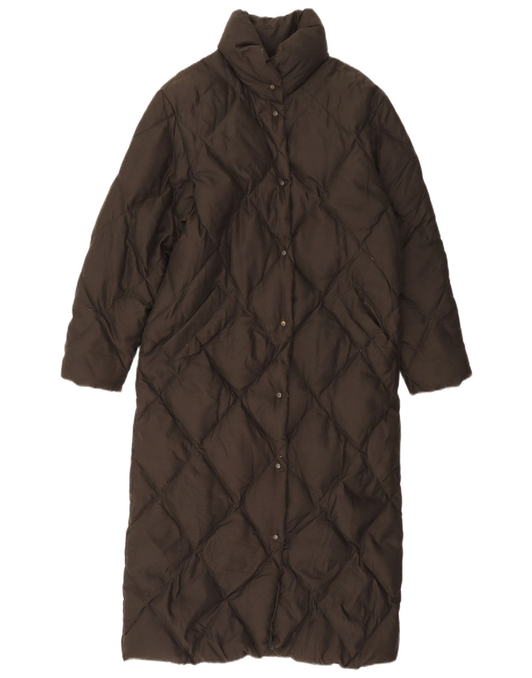 Sergio Tacchini Damen Longline Wattierter Mantel UK 6 XS Grün Polyester