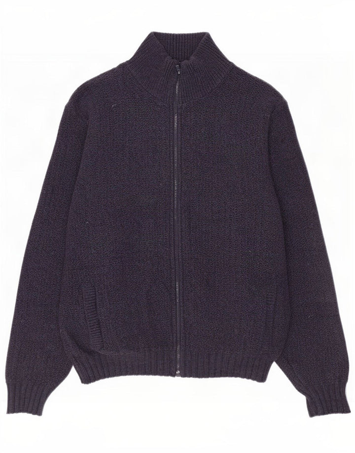 L.L.Bean Herren-Strickjacke, groß, marineblaue Wolle