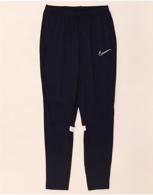 Nike Herren Dri Fit Trainingshose, groß, marineblau, Farbblock-Polyester