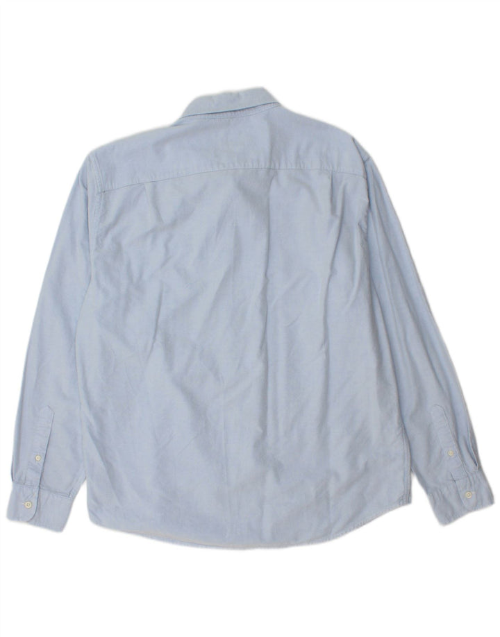 AMERICAN EAGLE Herren-Hemd mit klassischer Passform, große blaue Baumwolle