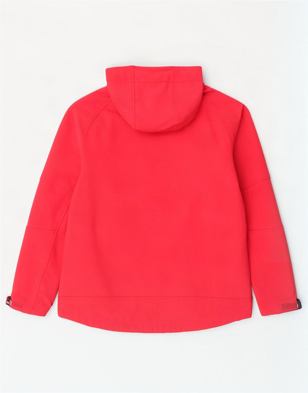 Tog 24 Damen-Windbreakerjacke mit Kapuze, UK 12/14, Mittelrot