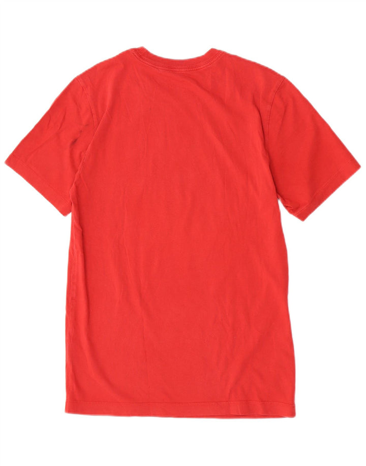 Nike Herren-T-Shirt mit Grafik, Größe S, rote Baumwolle