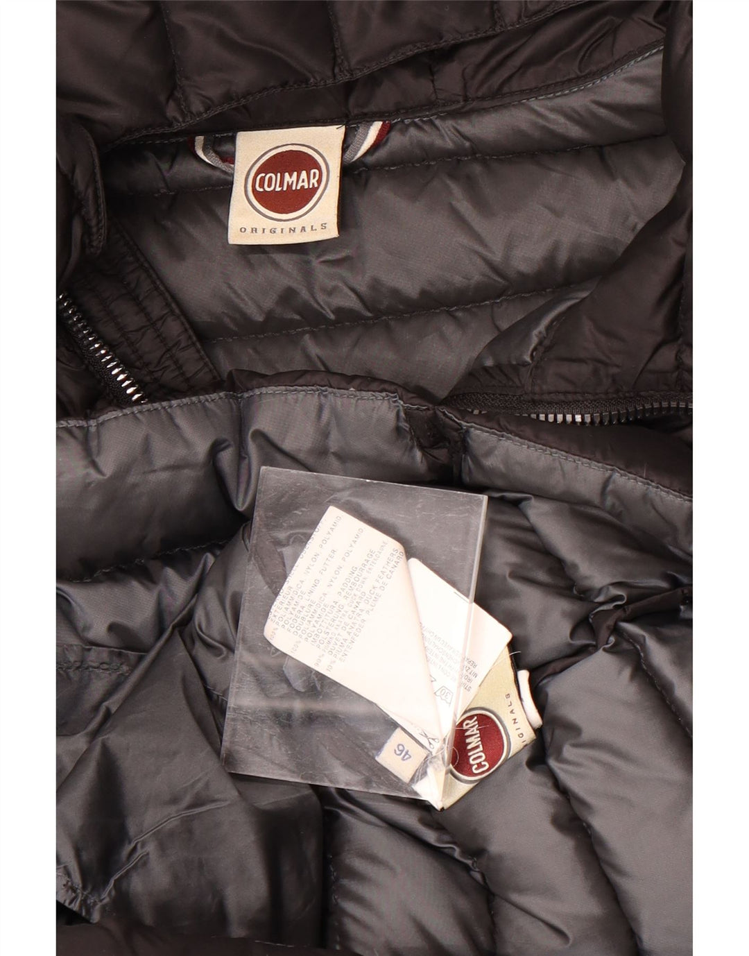 Colmar Damen Wattierte Jacke mit Kapuze IT 46 Large Schwarz Polyamid