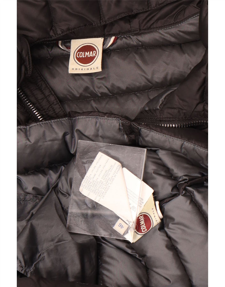 Colmar Damen Wattierte Jacke mit Kapuze IT 46 Large Schwarz Polyamid