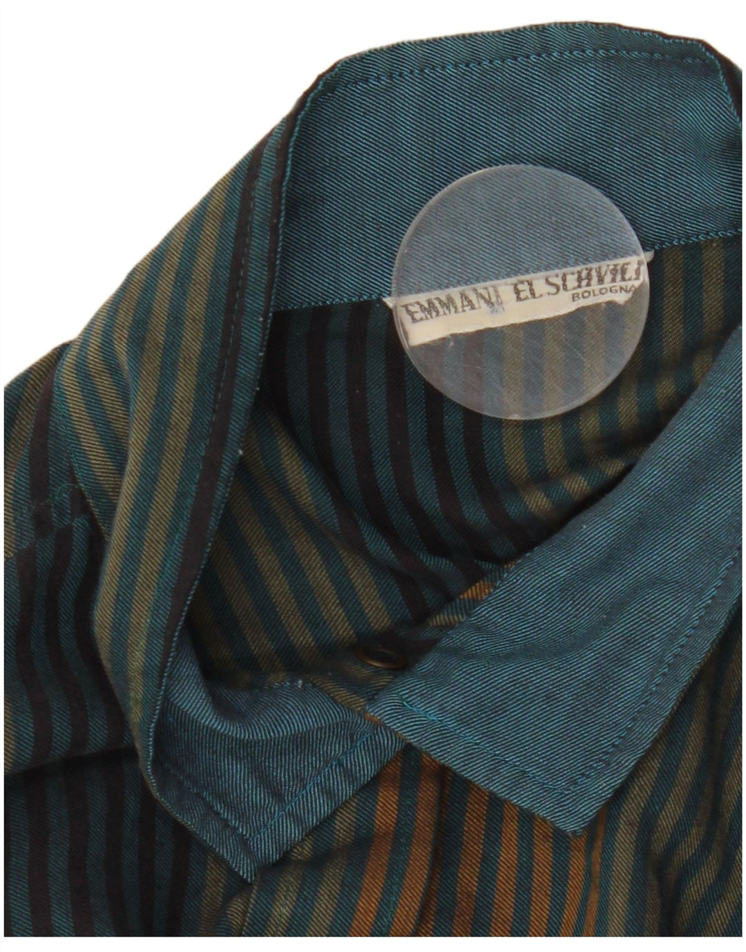 Vintage Damen Hemdbluse UK 16 Groß Mehrfarbig gestreift