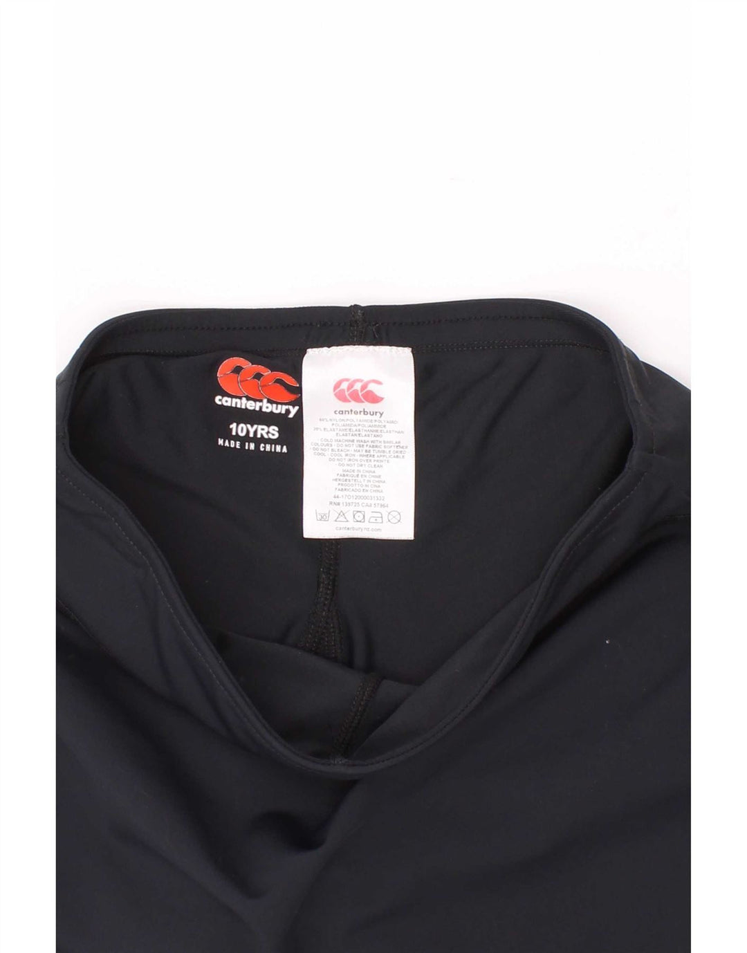 Canterbury Skort für Mädchen, 9–10 Jahre, schwarzes Nylon