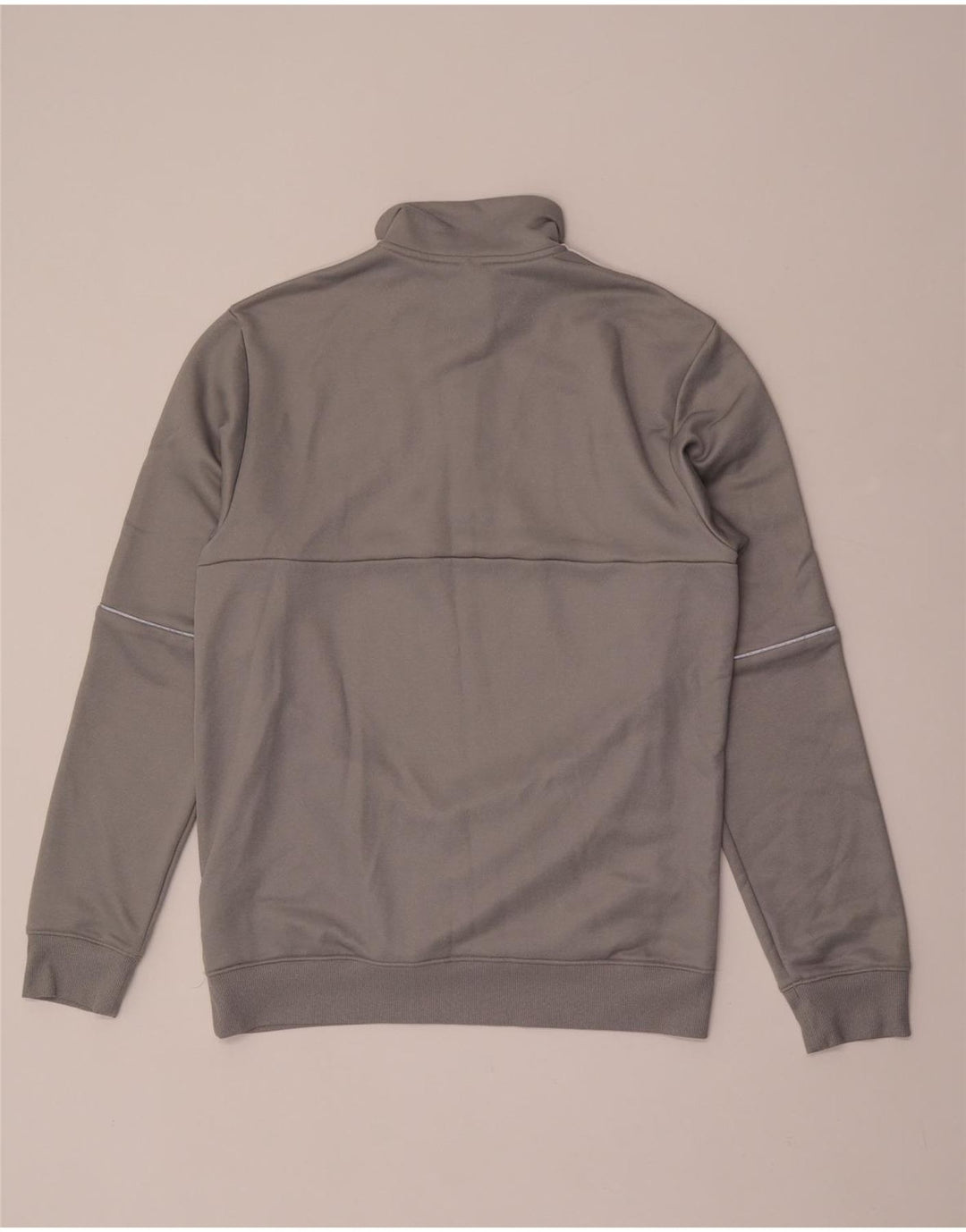 ADIDAS Herren Aeroready Zip Neck Sweatshirt Pullover mittelgraues Polyester