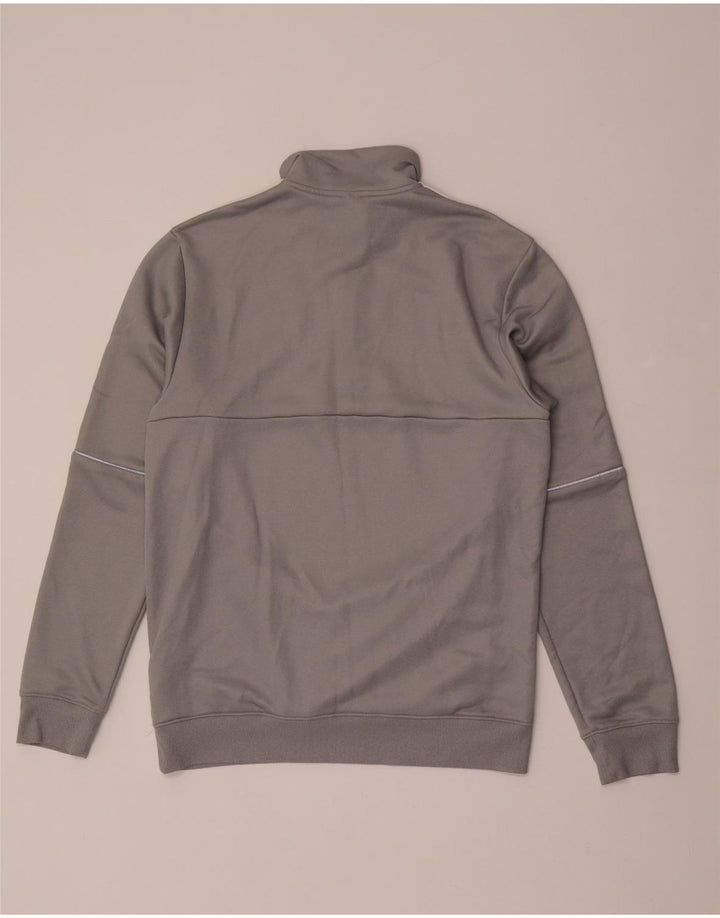 ADIDAS Herren Aeroready Zip Neck Sweatshirt Pullover mittelgraues Polyester