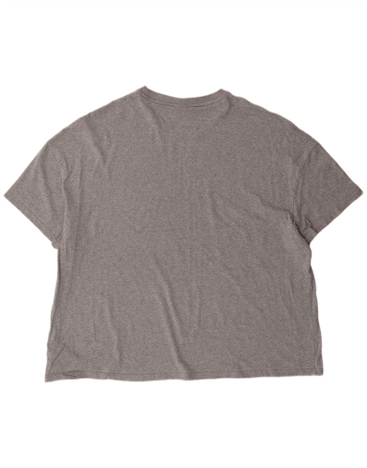 Puma Herren Grafik T-Shirt Top 2XL Grau Baumwolle