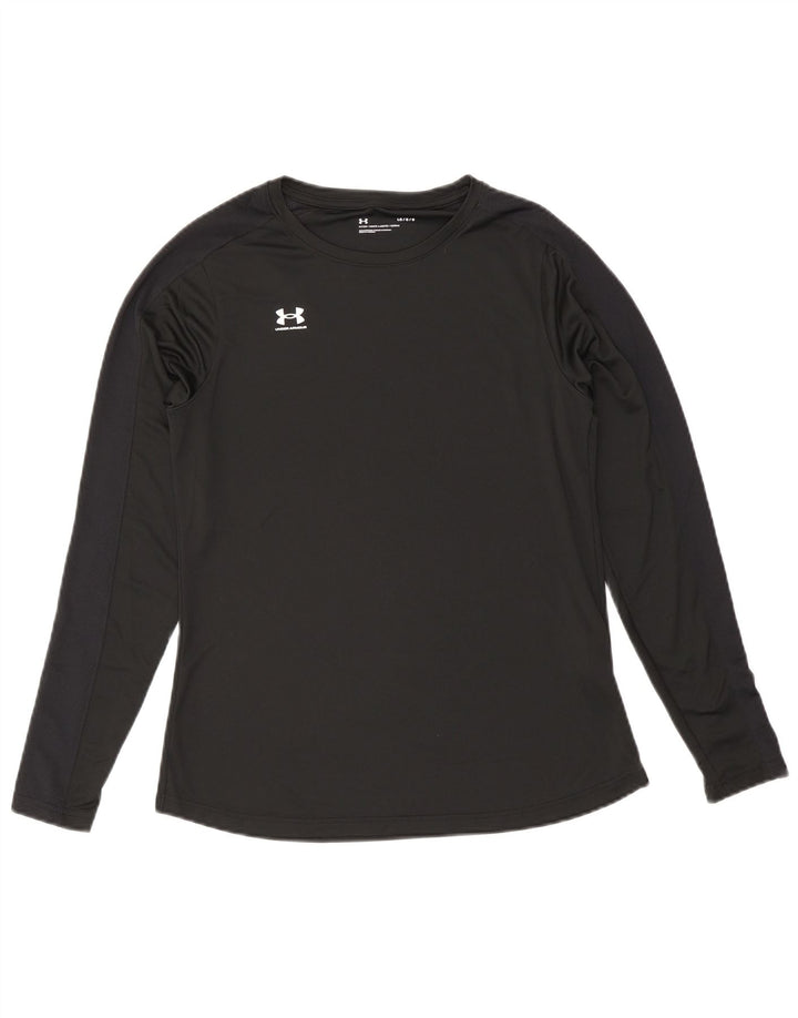 Under Armour Herren-Oberteil, langärmelig, groß, aus schwarzem Polyester