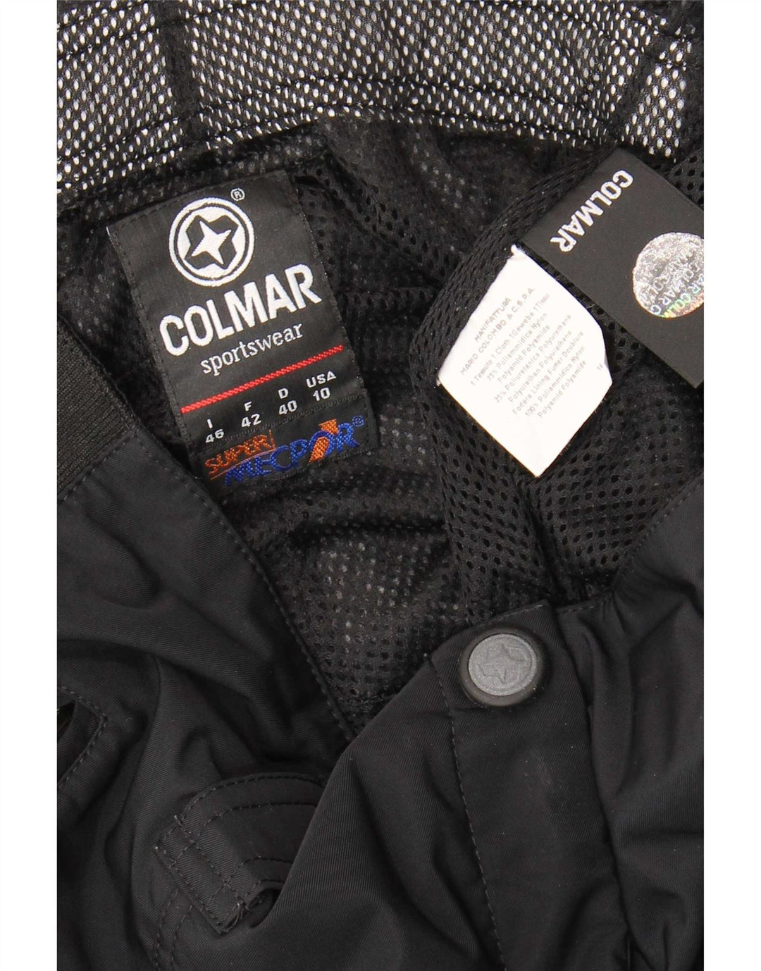Colmar Damen Skihose US 10 Large W30 L30 Schwarz Polyamid