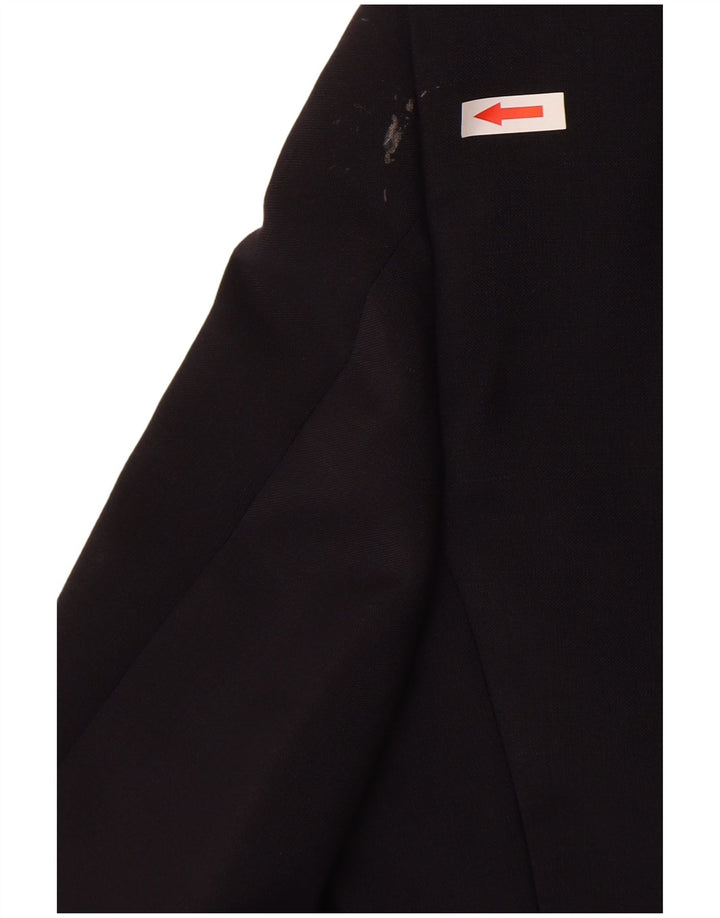 Ermenegildo Zegna Herren-Blazer mit 1 Knopf, UK 38, mittelschwarz, klassisch