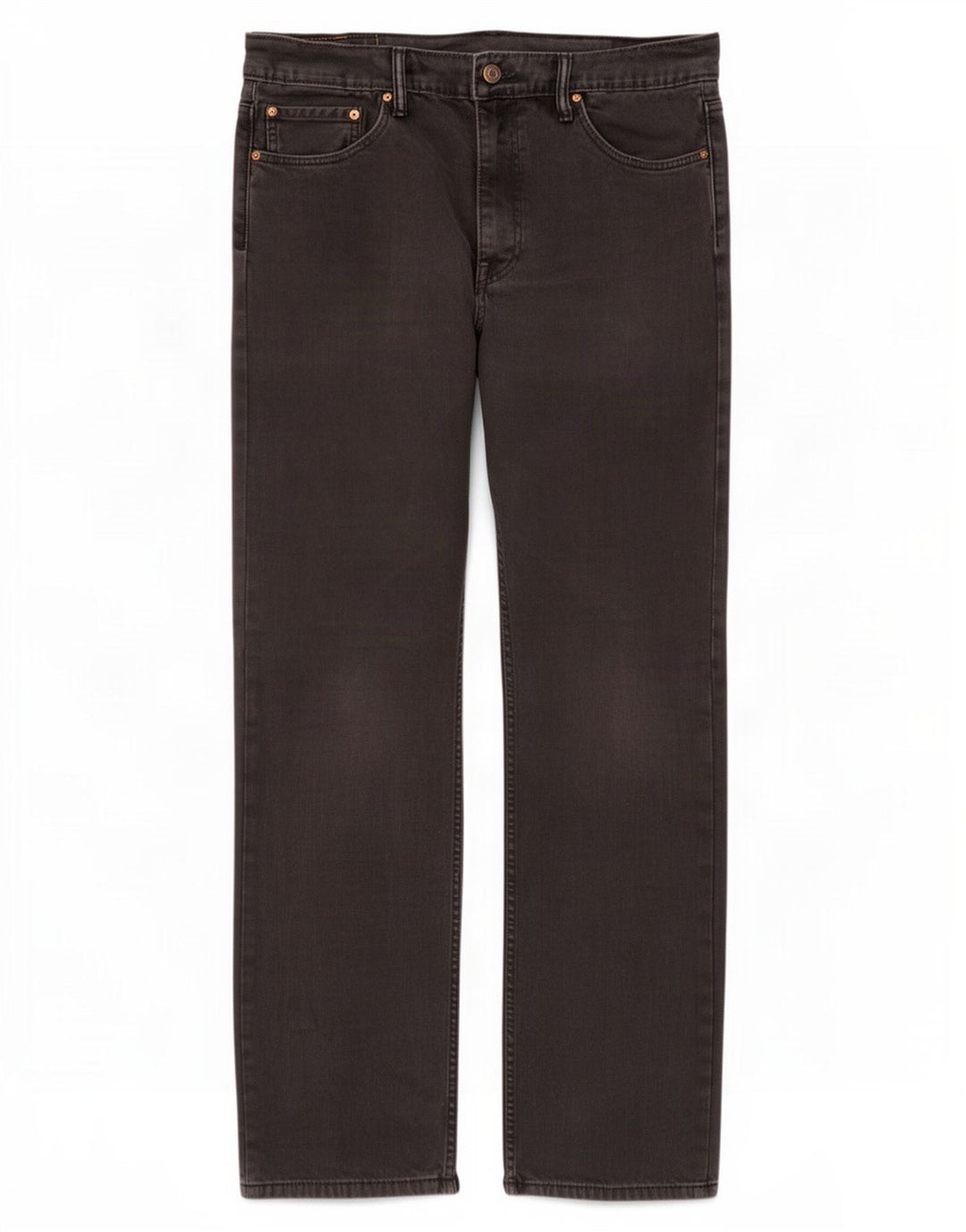Levi's Herren 514 Straight Jeans W36 L32 Schwarze Baumwolle
