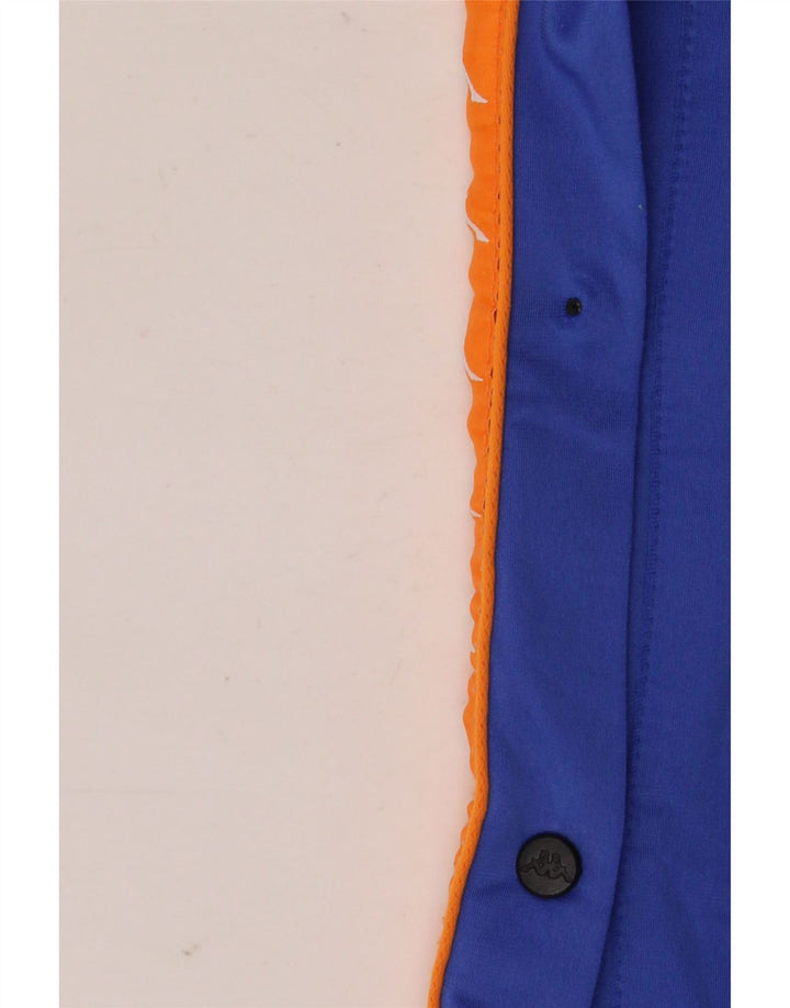 Kappa Grafik-Sportshorts für Jungen, 13–14 Jahre, blaues Farbblock-Polyester