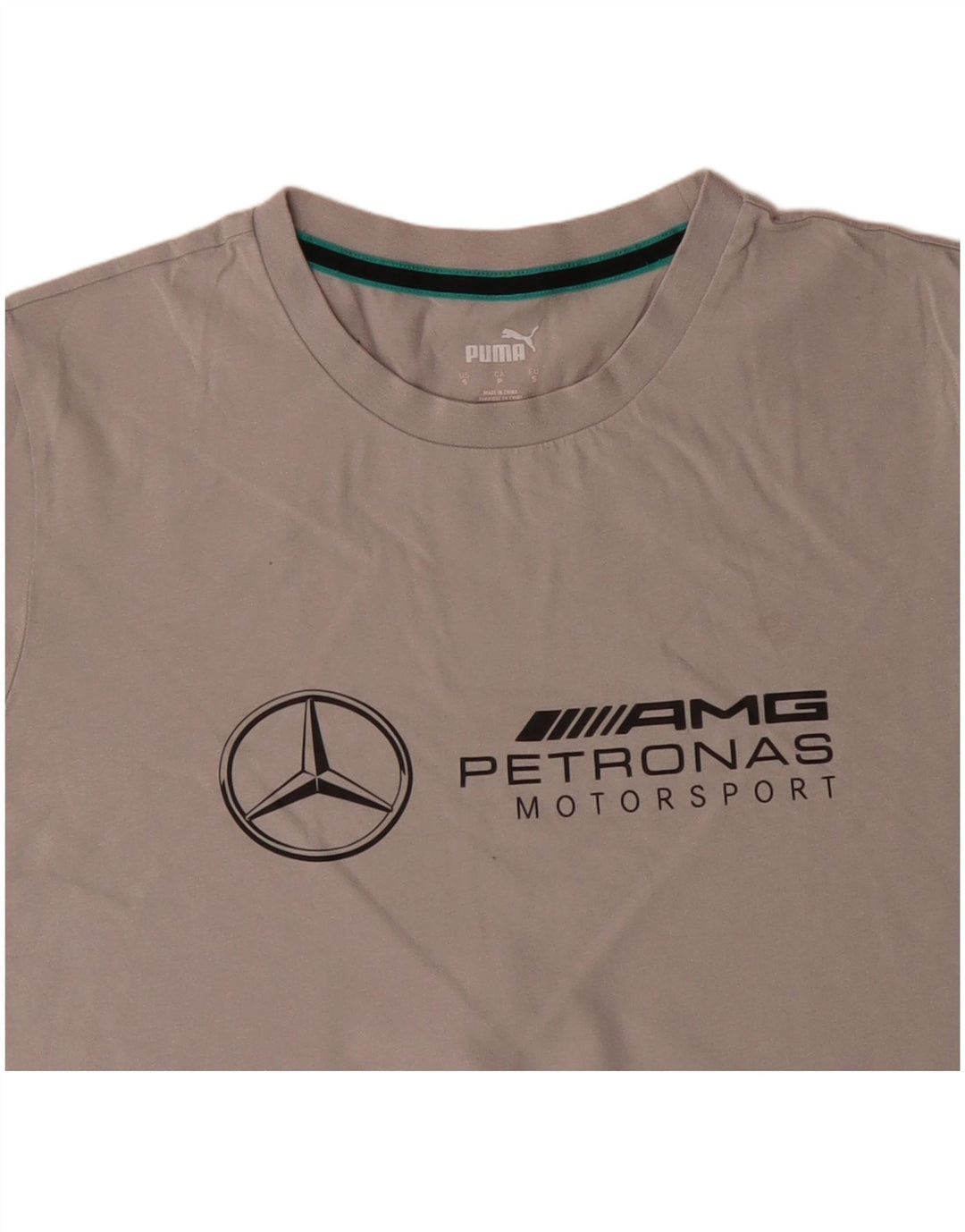 PUMA Herren Grafik T-Shirt Top Small Grau Baumwolle