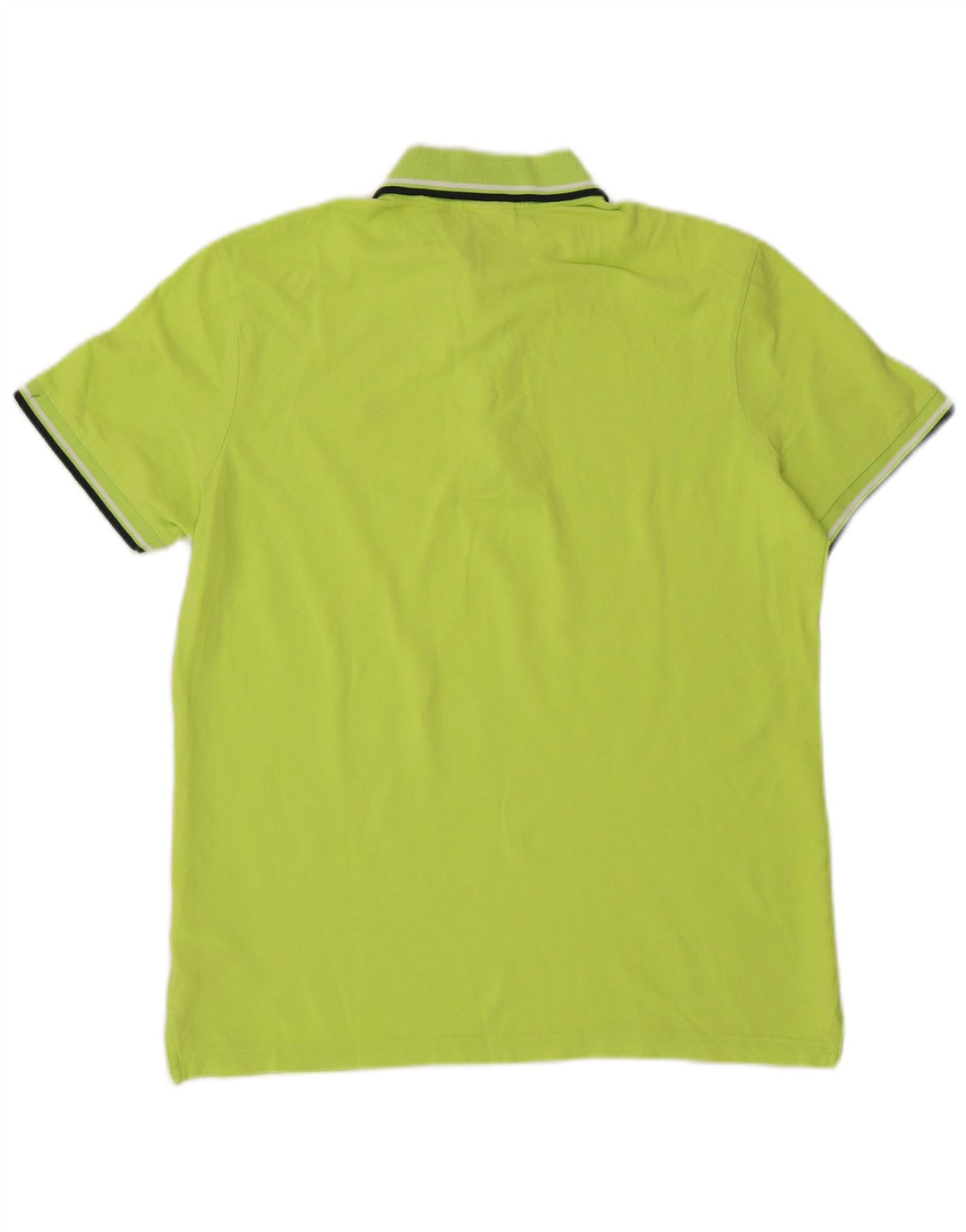 Diadora Herren-Poloshirt, große grüne Baumwolle