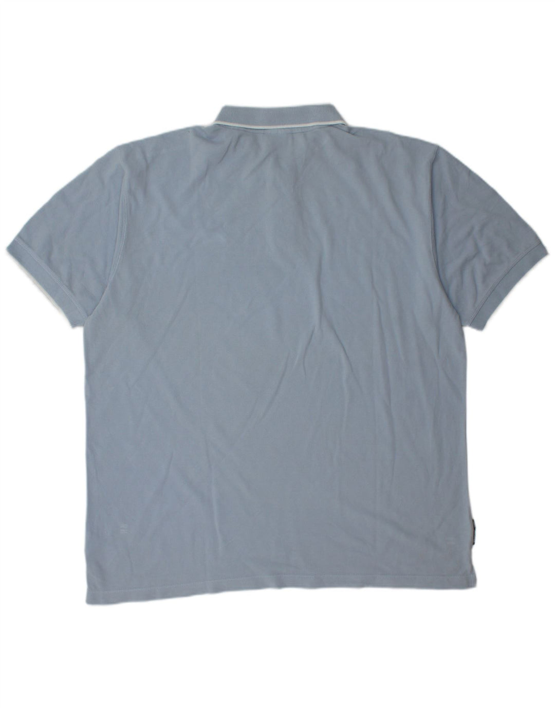 REEBOK Herren Poloshirt XL Blaue Baumwolle