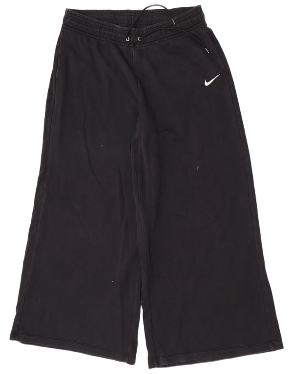 Nike Damen-Trainingshose mit weitem Bein, UK 18, XL, schwarze Baumwolle