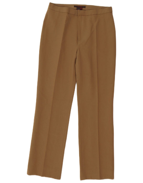 Zara Damen gerade Freizeithose EU 38 Small W28 L28 Braun