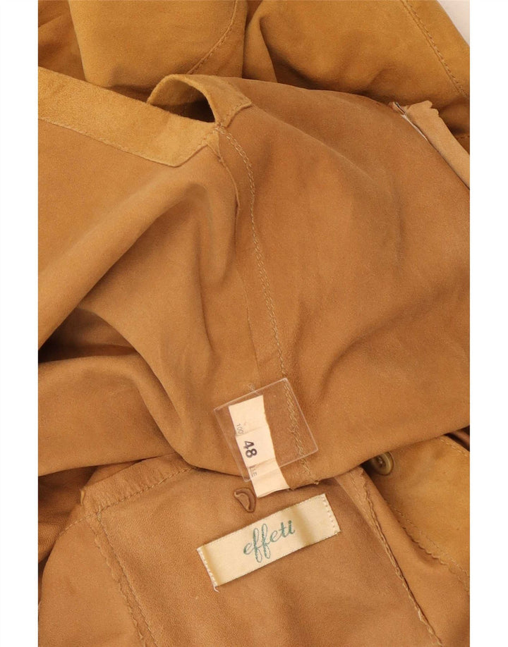 Effeti Damen Wildlederjacke IT 48 XL Beige Leder