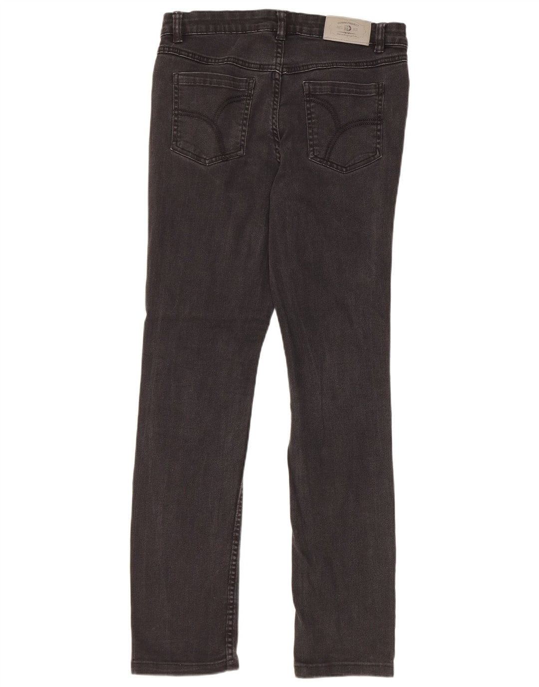 Dack's Damen-Jeans mit normaler Passform und gerader Passform, Größe 42, Größe M, W28, L28, Schwarz, Baumwolle