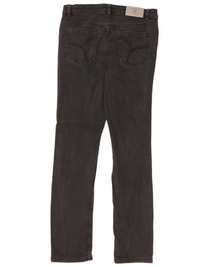 Dack's Damen-Jeans mit normaler Passform und gerader Passform, Größe 42, Größe M, W28, L28, Schwarz, Baumwolle