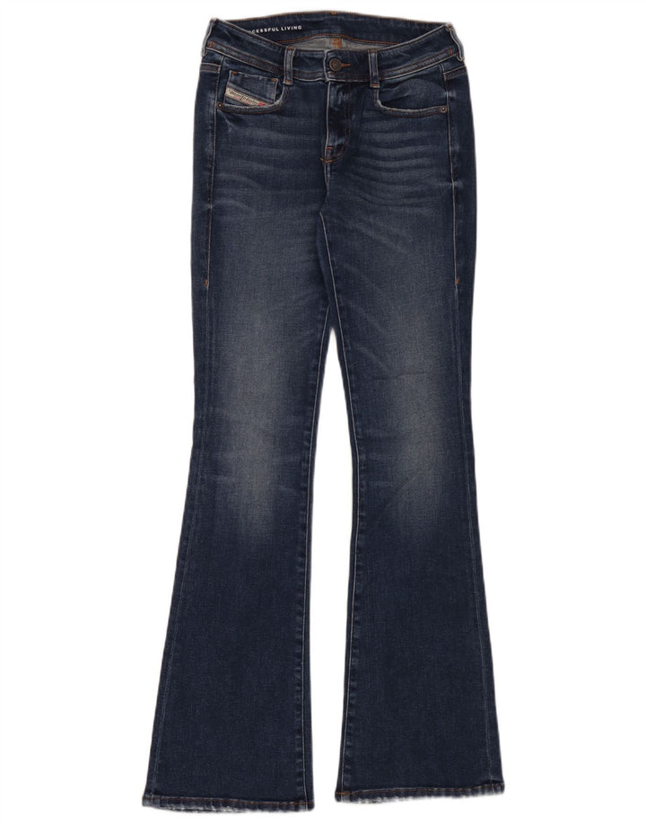 Diesel Damen Schlagjeans W26 L32 Blaue Baumwolle