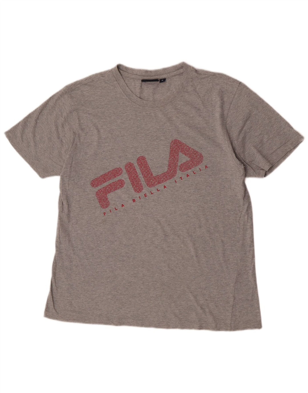 Fila Herren Grafik-T-Shirt-Oberteil Mittelgrau