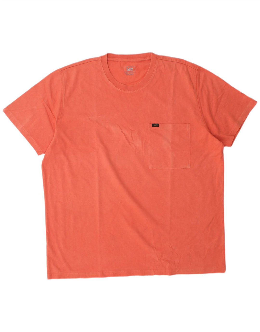 Lee Herren T-Shirt mit normaler Passform, 2XL, Orange, Baumwolle
